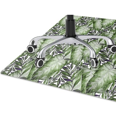 Tapete para cadeira de escritório Folha de Monstera