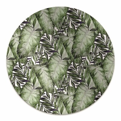 Tapete para cadeira de escritório Folha de Monstera