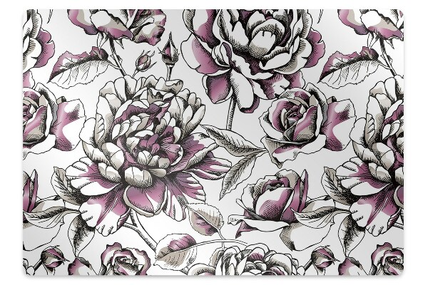 Tapete para escritório Rosas