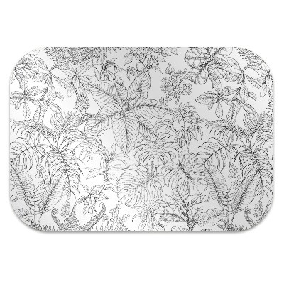 Tapete para cadeira de escritório Esboço Tropical