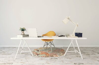 Tapete para escritório Pintando Flamingos