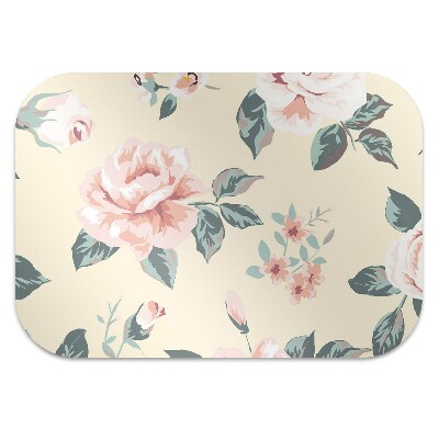 Tapete para escritório Rosas Vintage