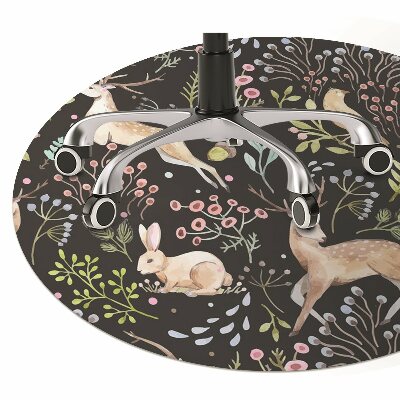 Tapete para escritório Animais da floresta