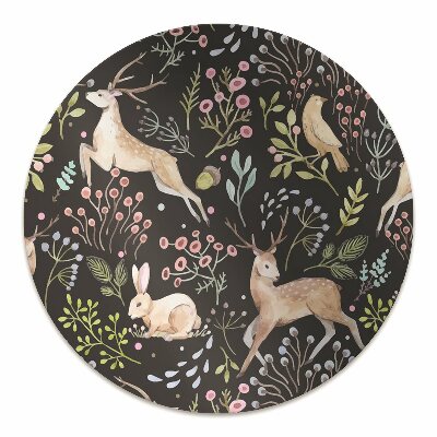 Tapete para escritório Animais da floresta