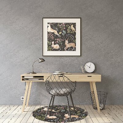Tapete para escritório Animais da floresta