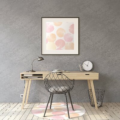 Tapete para escritório Pontos pastel