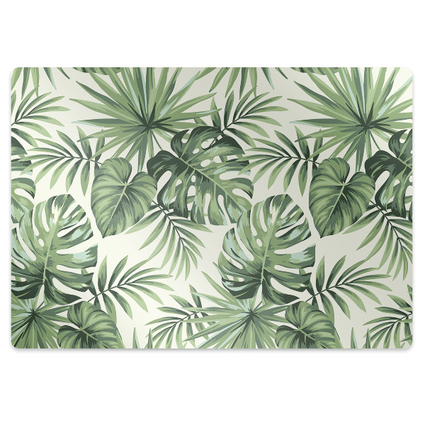 Tapete para cadeira de escritório Padrão tropical