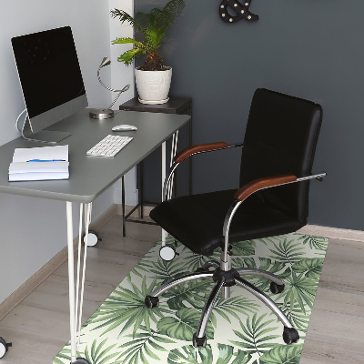 Tapete para cadeira de escritório Padrão tropical