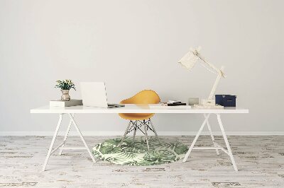 Tapete para cadeira de escritório Padrão tropical