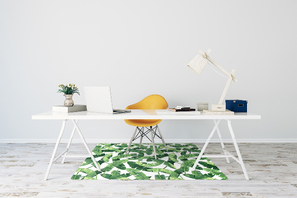 Tapete para escritório Folhas tropicais