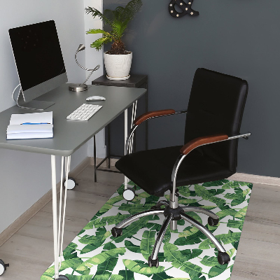 Tapete para escritório Folhas tropicais