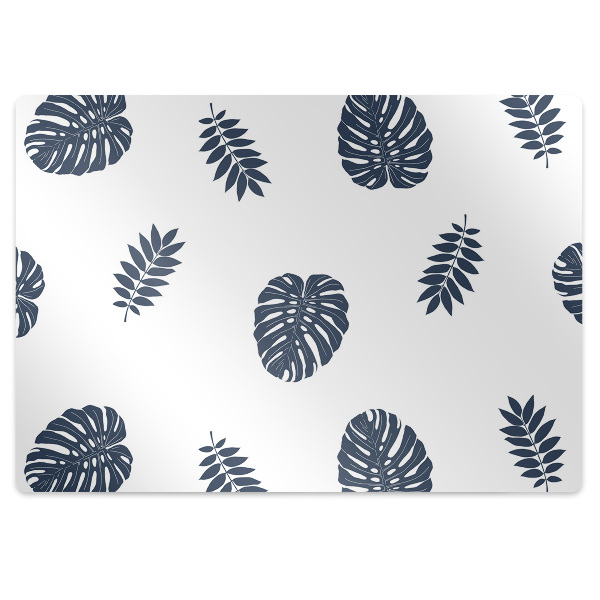 Tapete para escritório Folhas tropicais