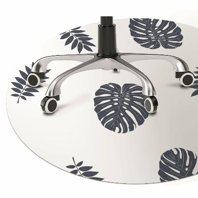 Tapete para escritório Folhas tropicais