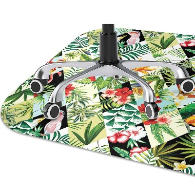 Tapete escritório Flores e pássaros