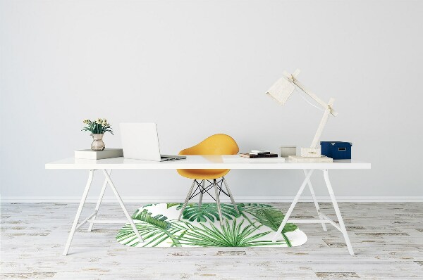 Tapete para escritório Palmeira e Monstera