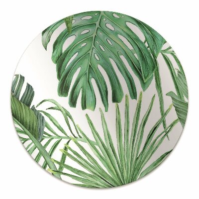 Tapete para escritório Palmeira e Monstera