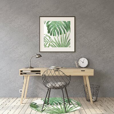Tapete para escritório Palmeira e Monstera