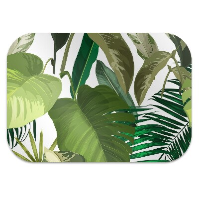 Tapete para escritório Folhas tropicais