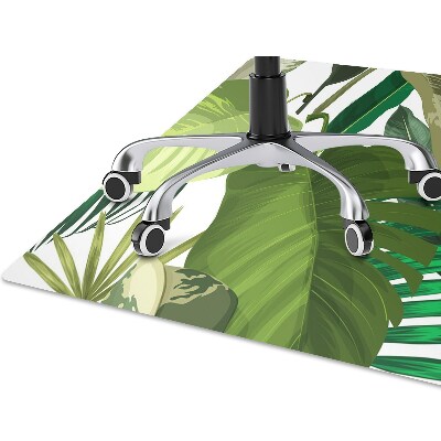 Tapete para escritório Folhas tropicais