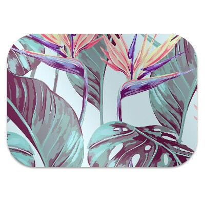 Tapete para escritório Folhas tropicais