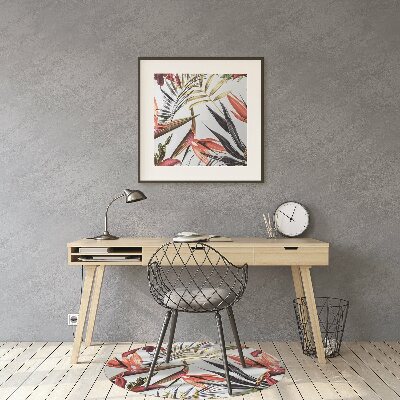 Tapete para escritório Flores em tons pastel