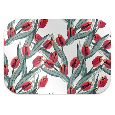 Tapete escritório Tulipas