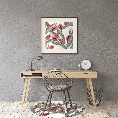 Tapete escritório Tulipas