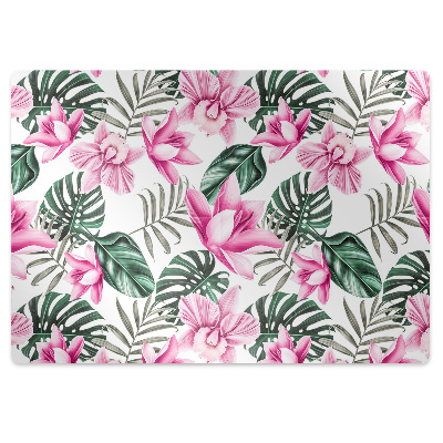 Tapete para cadeira de escritório Jardim Rosa