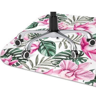 Tapete para cadeira de escritório Jardim Rosa