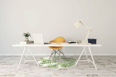 Tapete escritório Folhas de aquarela