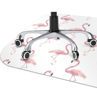 Tapete escritório Flamingos