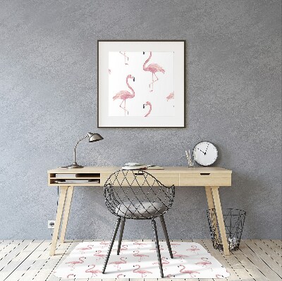 Tapete escritório Flamingos
