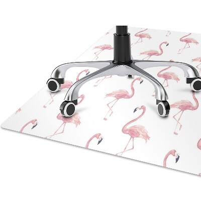 Tapete escritório Flamingos