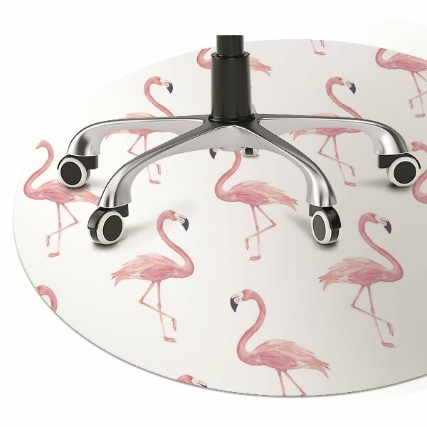 Tapete escritório Flamingos