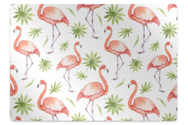 Tapete escritório Flamingos
