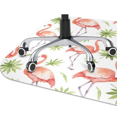 Tapete escritório Flamingos