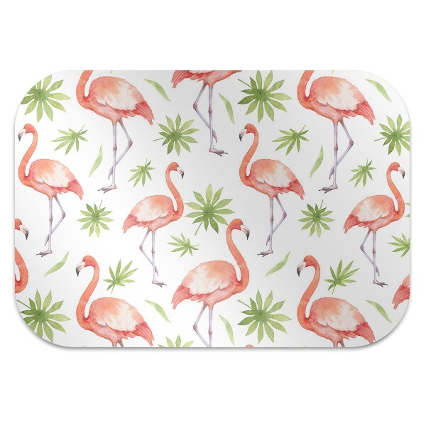 Tapete escritório Flamingos