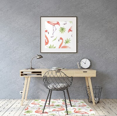 Tapete escritório Flamingos