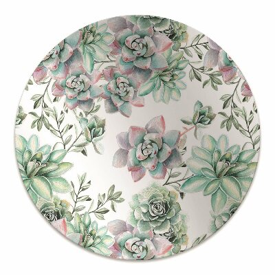 Tapete para cadeira de escritório Aquarela floral