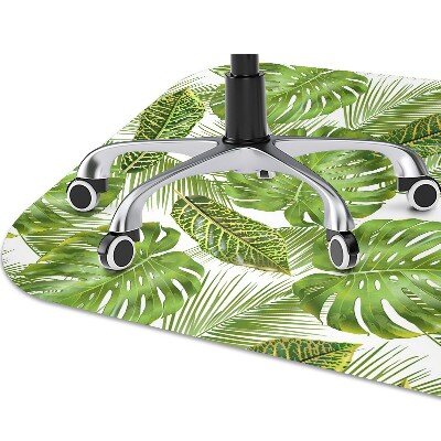 Tapete para escritório Folhas tropicais