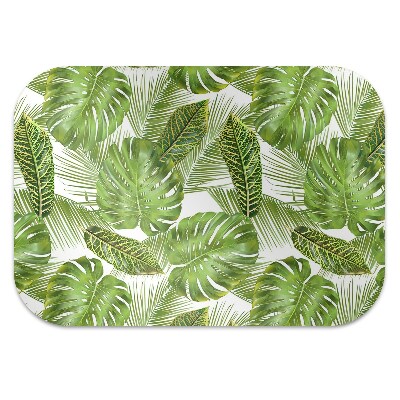 Tapete para escritório Folhas tropicais