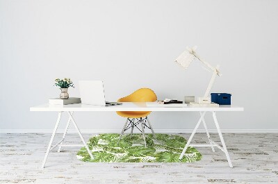 Tapete para escritório Folhas tropicais