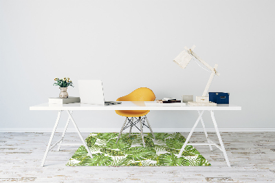 Tapete para escritório Folhas tropicais
