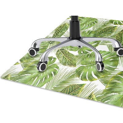 Tapete para escritório Folhas tropicais