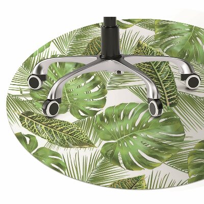 Tapete para escritório Folhas tropicais