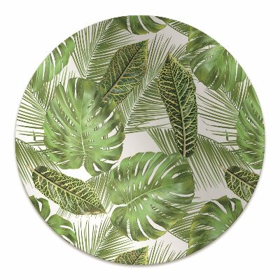 Tapete para escritório Folhas tropicais