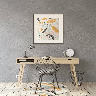 Tapete escritório Flores em tons pastel