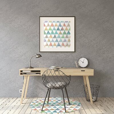 Tapete para escritório Triângulos geométricos