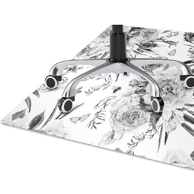 Tapete para cadeira de escritório Um buquê de flores