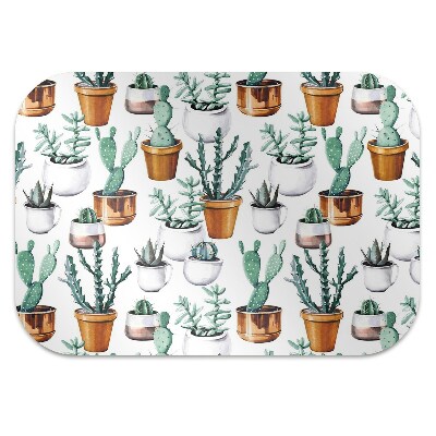 Tapete para escritório Cactos em vasos